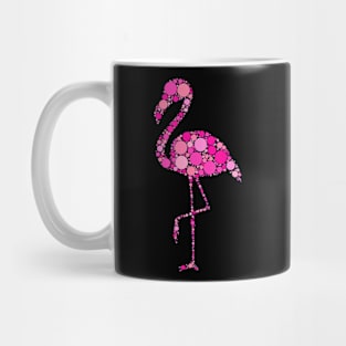 Pink Polka Dot Flamingo International Dot Day Mug